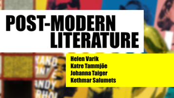 Post modern lit
